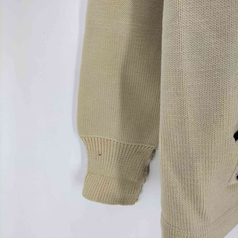 Dehem 50-60s フェルトワッペン レタードカーディガン メンズ